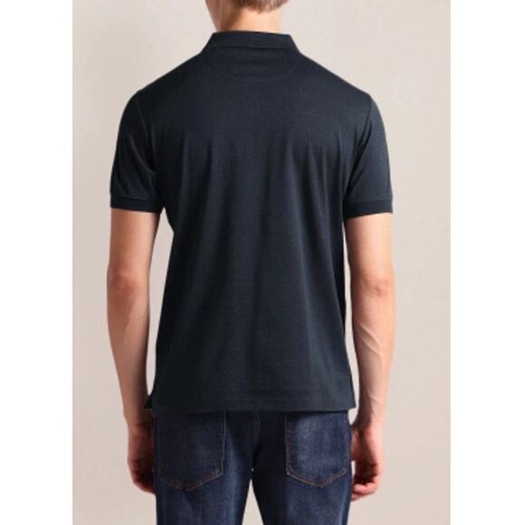 U.S. Polo Assn. Men's Black Cotton Relaxed Fit Ultimate Pique Polo Shirt Size L - Picture 2 of 8